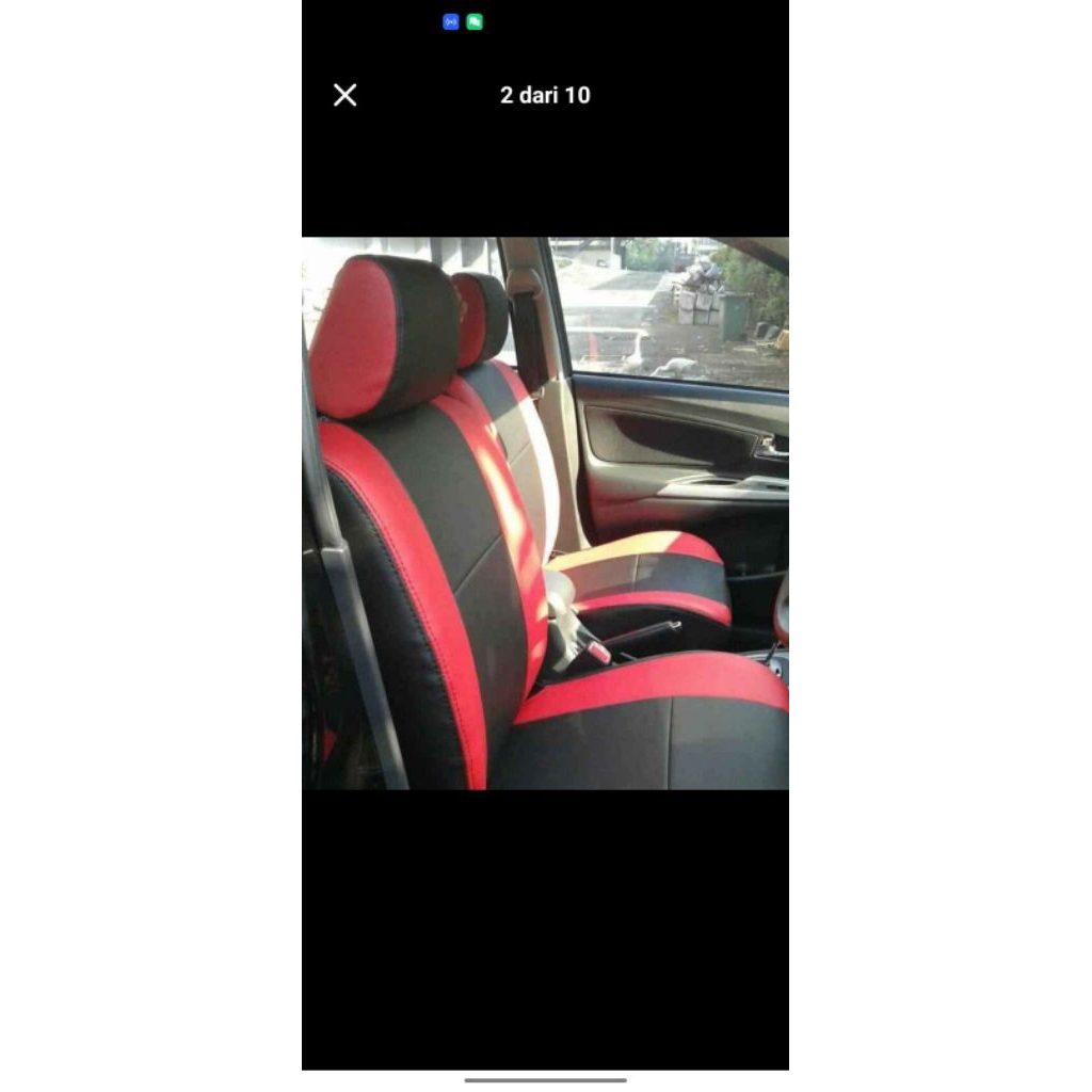 Sarung jok Avanza Xenia 2004-2010 seat 3 baris full set. dan full busa