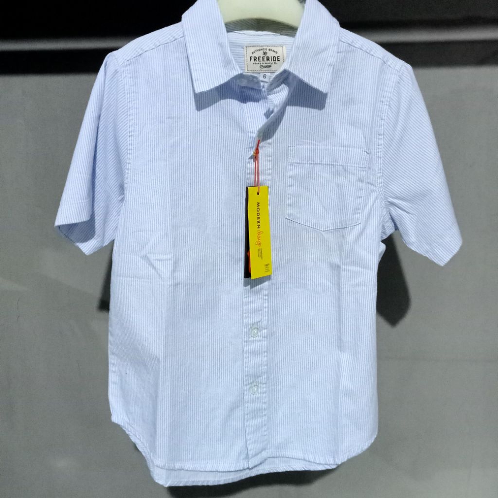 Freeride Kemeja Lengan Pendek Anak Laki - Laki (KAL)