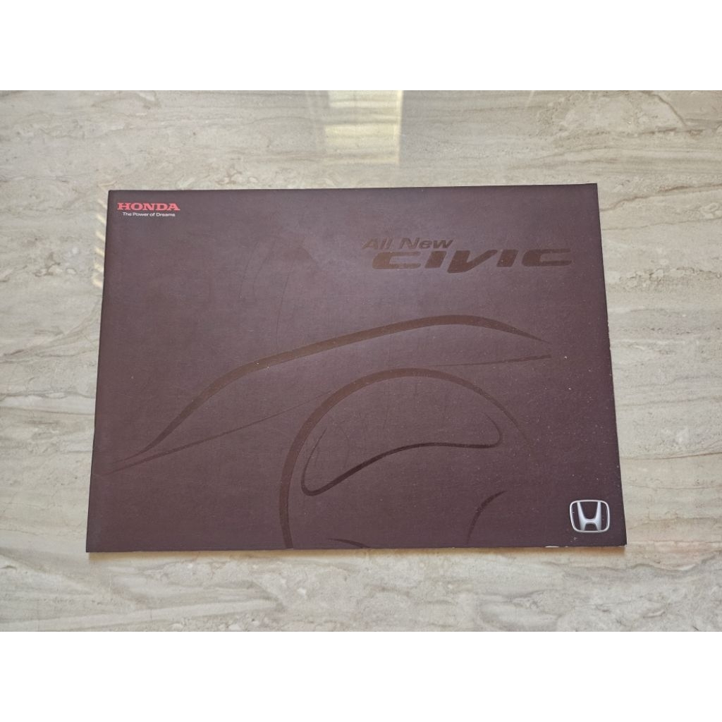 brosur katalog mobil honda civic 2013 booklet buku