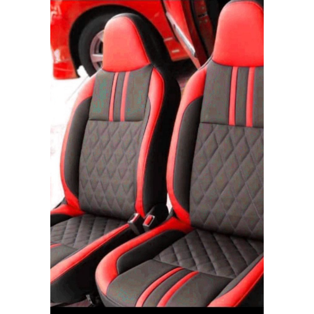 sarung jok mobil calya dan sigra buat jok depan 2 bangku, sarung jok mobil calya dan sigra buat 2 ba