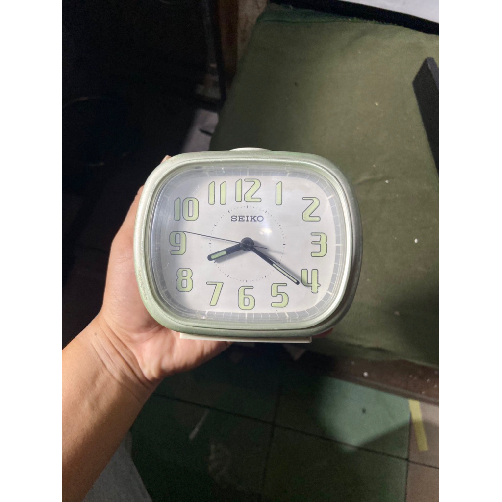 Jam alarm / waker SEIKO oriii Mesin SEIKOSHA JAPAN orii