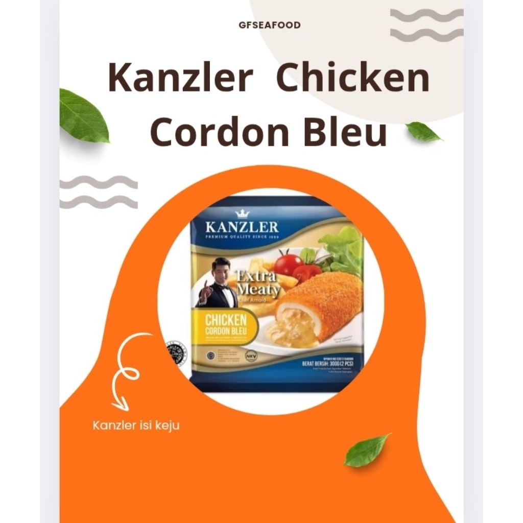 

Kanzler Chicken Cordon Bleu 300Gr / Frozen Food