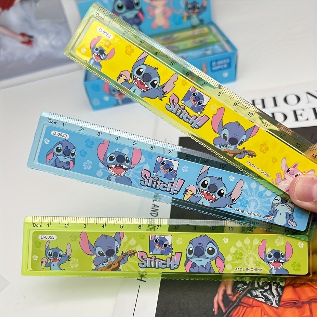 

Penggaris Karakter Stitch panjang 15cm Penggaris Lipat Lilo & Stitch 30cm