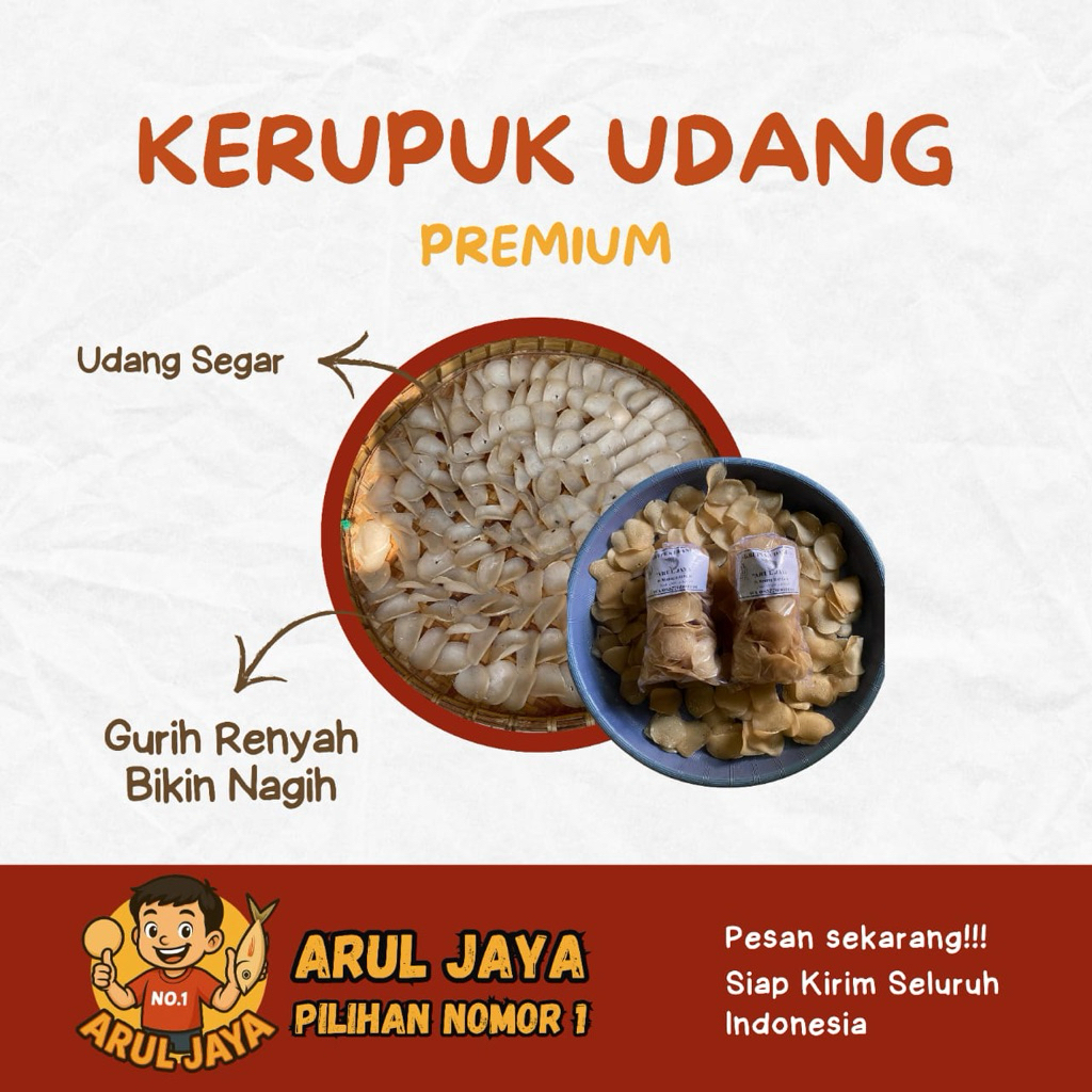 

kerupuk udang mentah 250gr