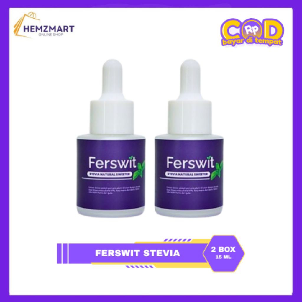

Ferswit Stevia Tetes Gula Rendah Kalori Untuk Penderita Diabetes 15 ML