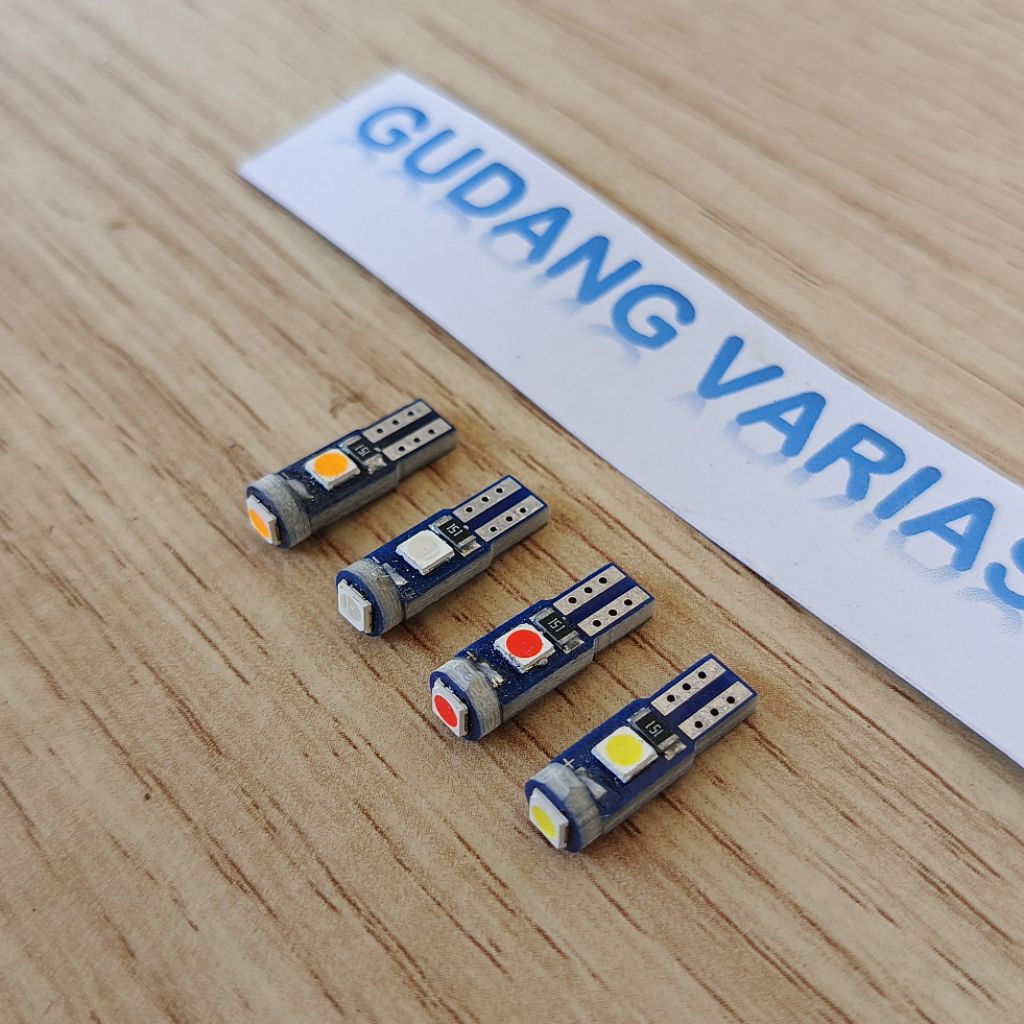 Lampu LED Motor Mobil T5 speedometer Panel Ac Socket T5