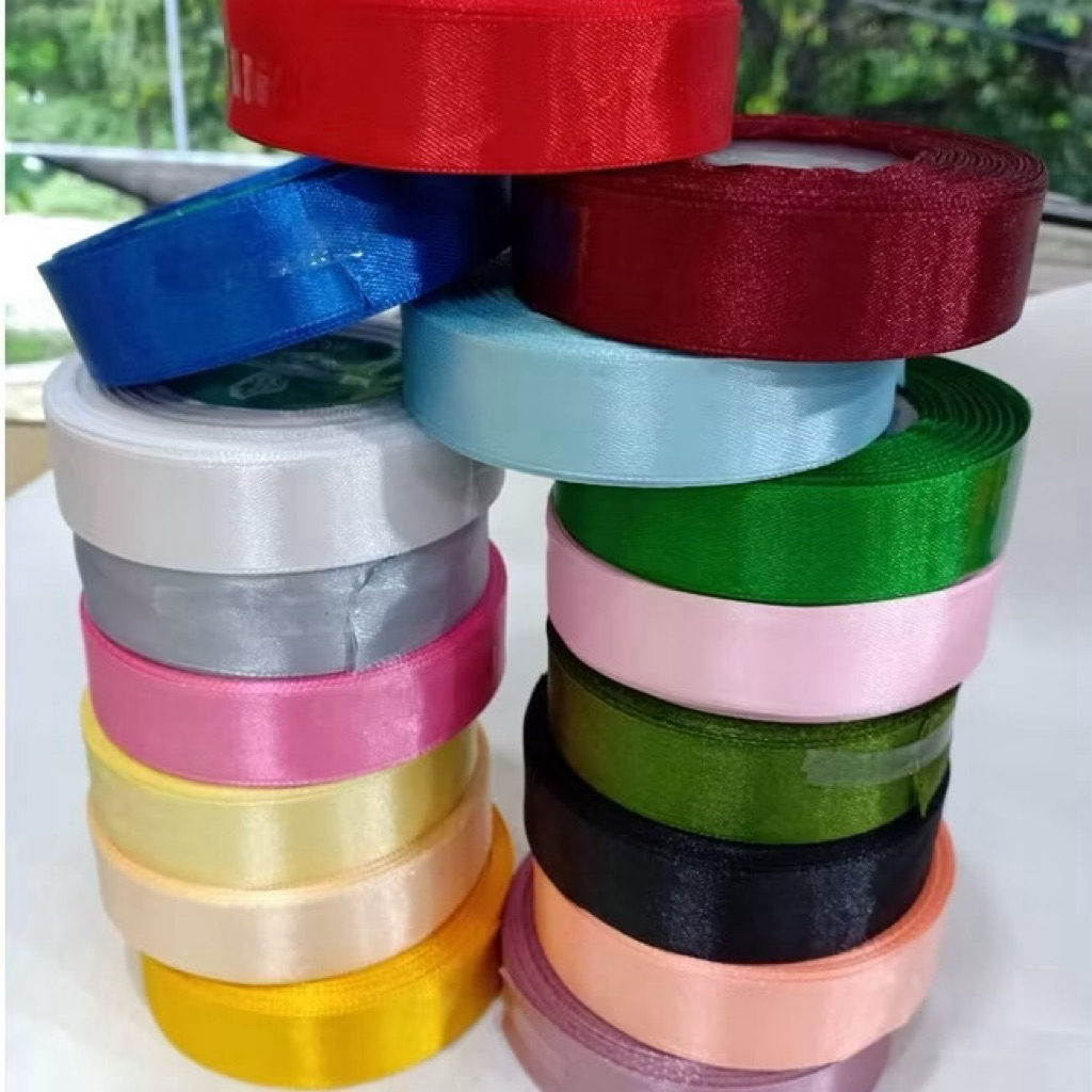 

Pita Kain Pita Satin Ribbon 3/4inch 1,9cm +/-18m Grosir