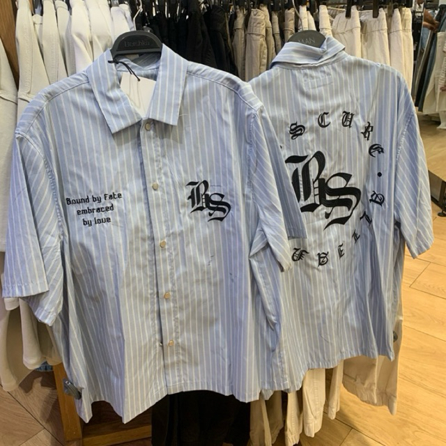 Bershka kaos polo oversize golf keren casual unisex baju bola hitam dipakai ayutingting |jastip_titi