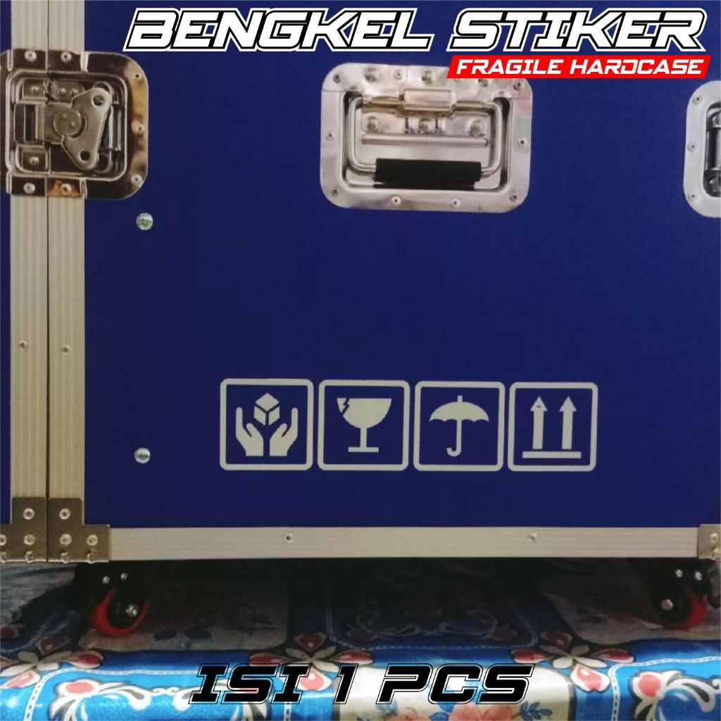 

Stiker Fragile Peringatan Sound System Box Cutting Reflective Sheet Anti Air Keren
