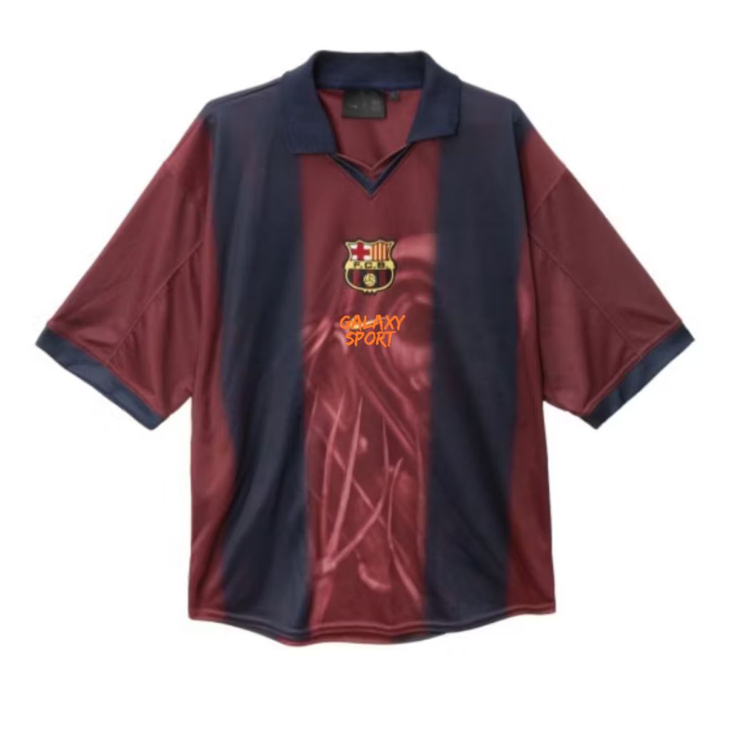Jersey FC Barcelona X Travis Scott Cactus Jack - Jersey Barca Retro Full Print