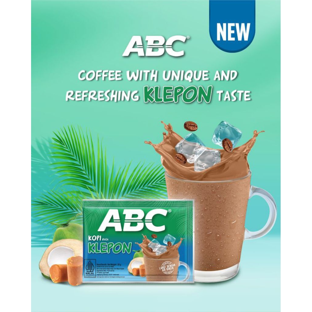 

Kopi ABC Klepon Sachet (1 renceng isi 10) Minuman Instan Enak Murah