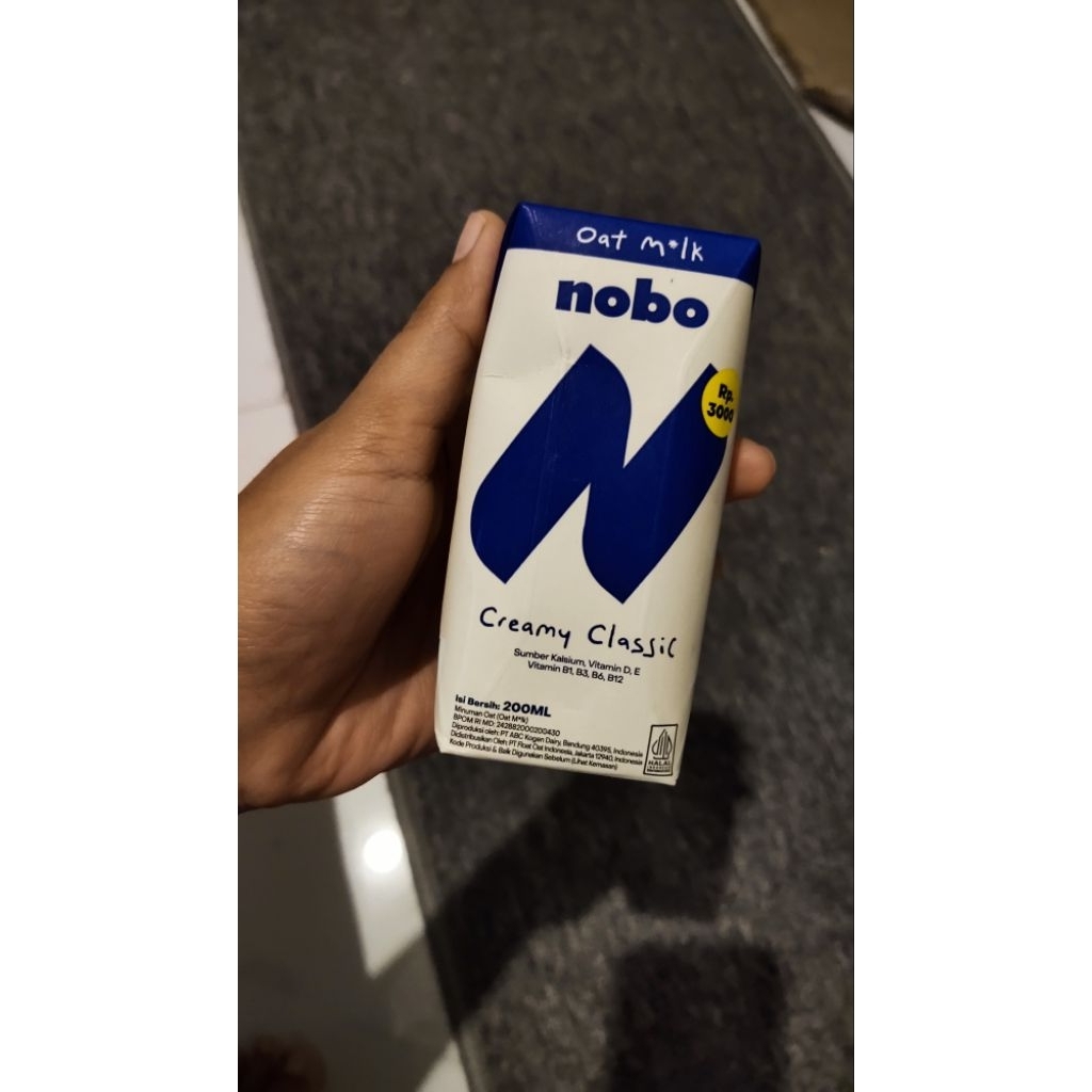 

susu viral - susu oatmilk nobo - nobo CREAMY CLASSIC