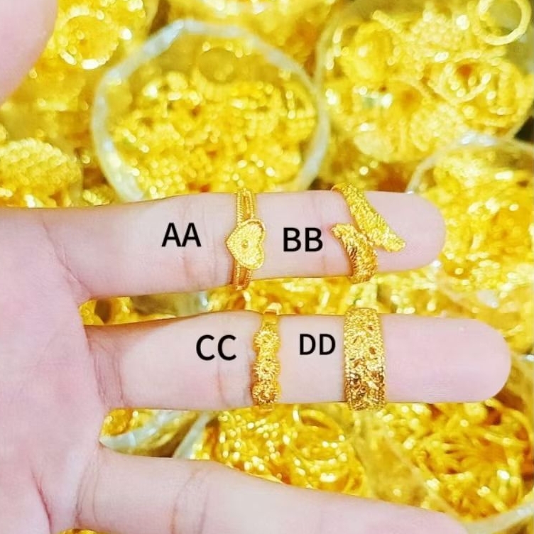 CINCIN DUBAI CINCIN DEWASA BAHAN KOIN ASLI TIDAK LUNTUR