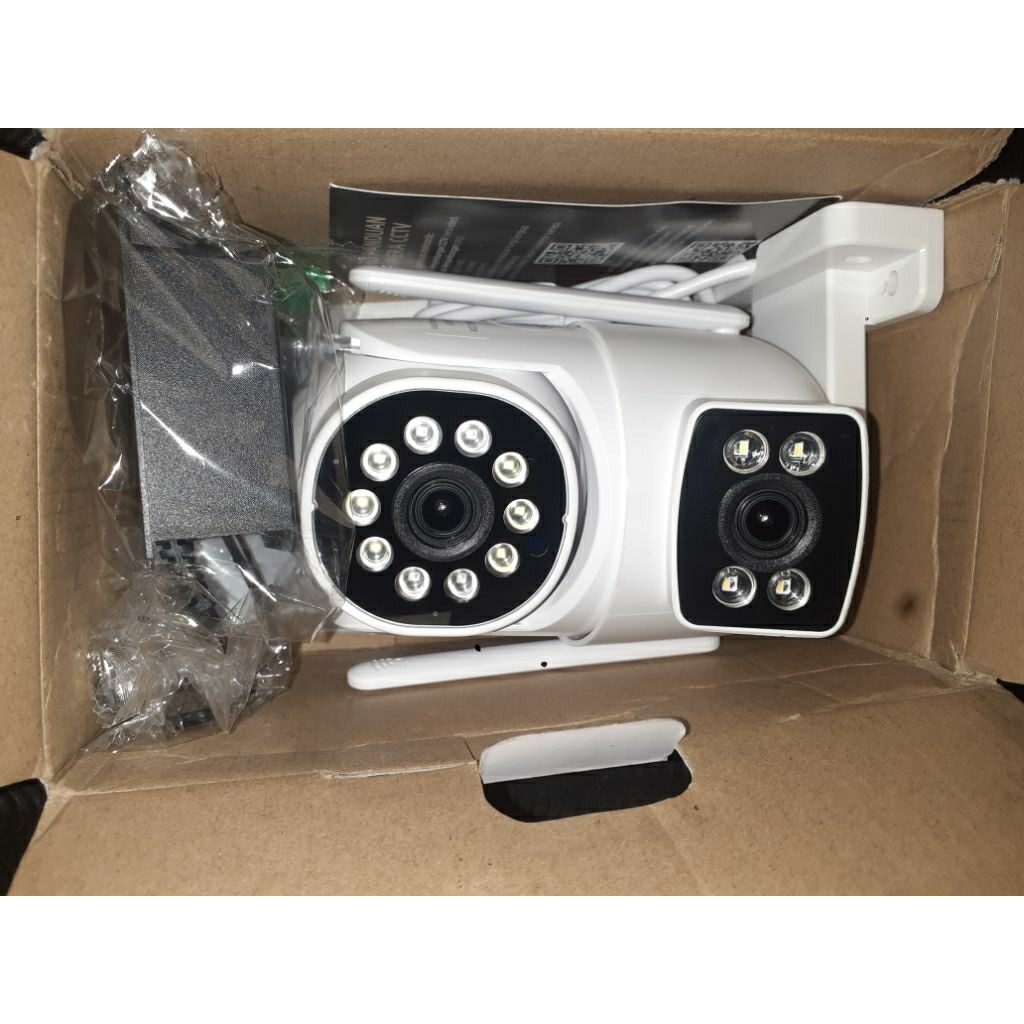 [CCTV 4G LTE+ MEMORY 64 GB] CCTV 2 LENSA 4G LTE 8MP (1080 HD) OUTDOOR
