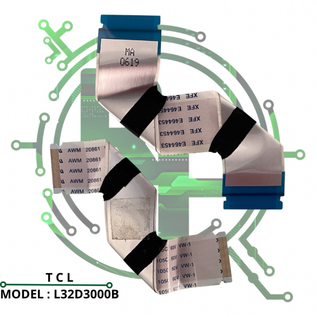 LVDS FLEKSIBLE TV TCL L32D3000B L32D3000 32D3000B 32D3000 B