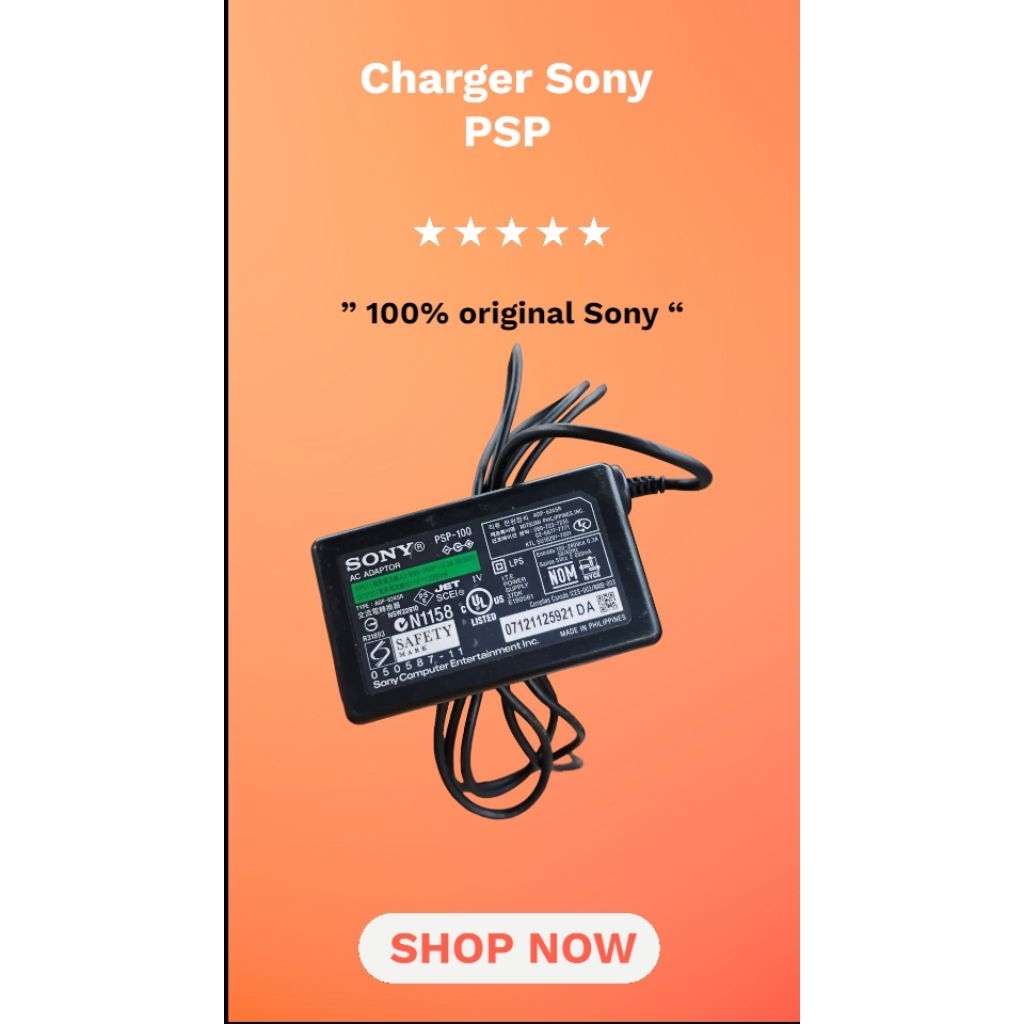 Charger PSP Sony Playstation portable original