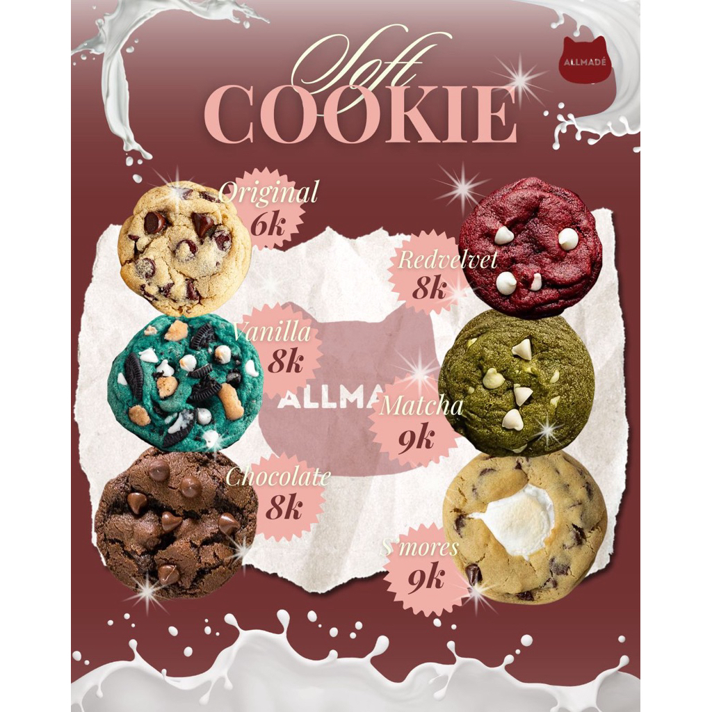 

SOFT COOKIE [MIN ORDER 4] by Allmadé.co