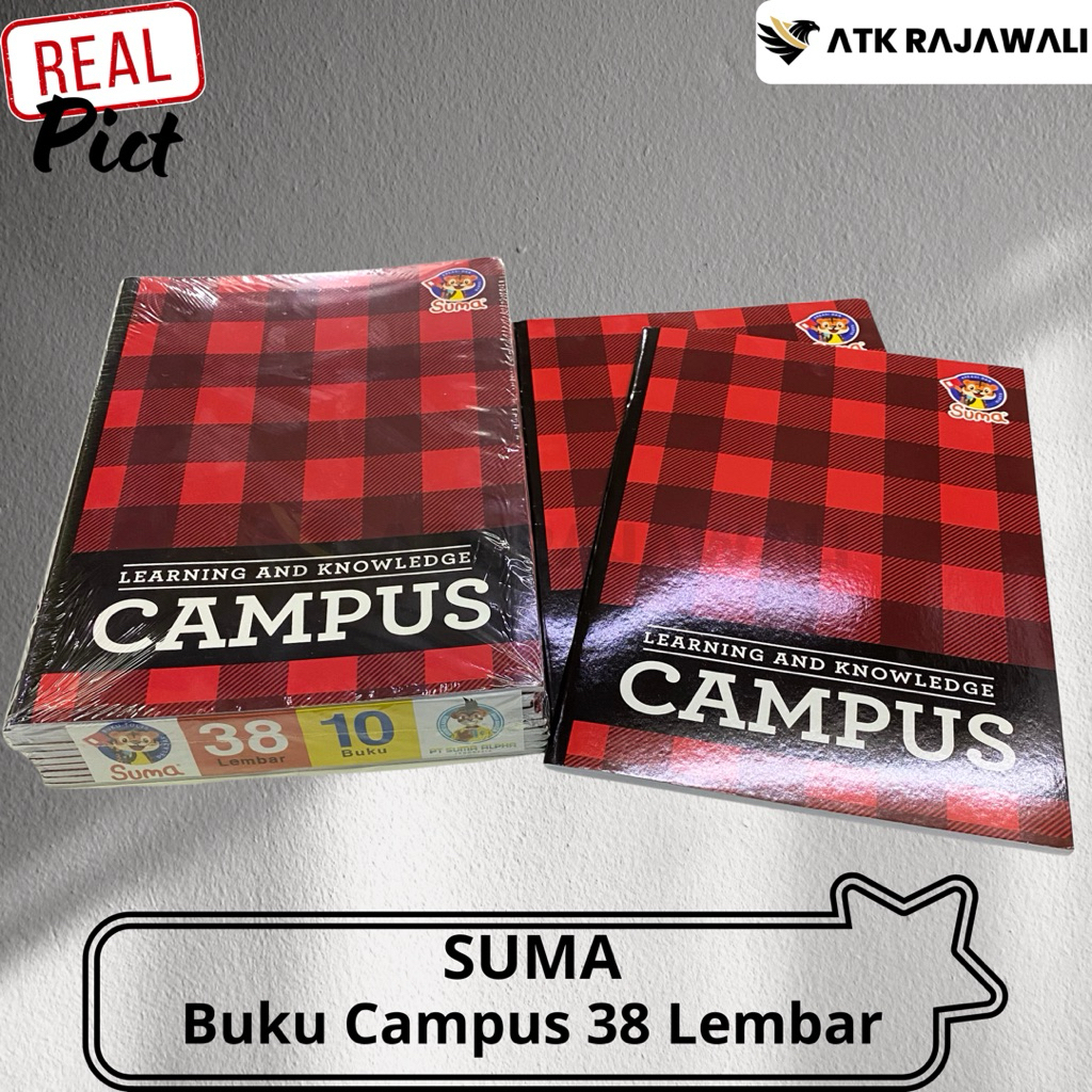 

Buku Tulis Suma 38 Lembar Campus / Isi 10 Buku