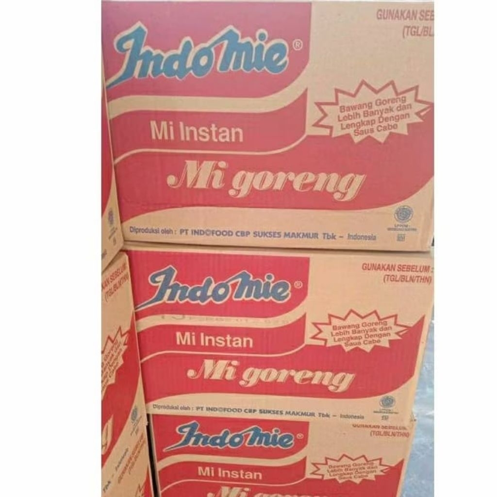 

INDOMIE GORENG 1 DUS ISI 40 PCS