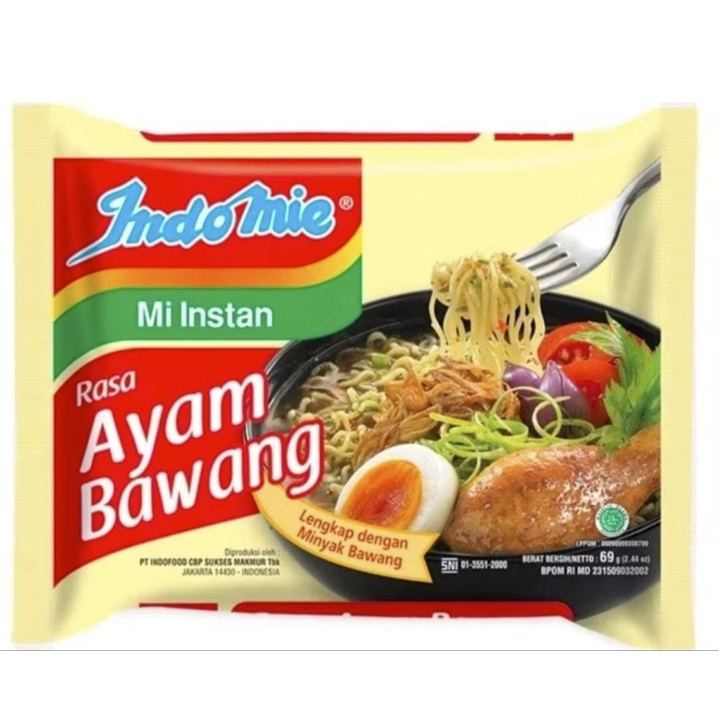 

Indomie Rasa Ayam Bawang 69 gr