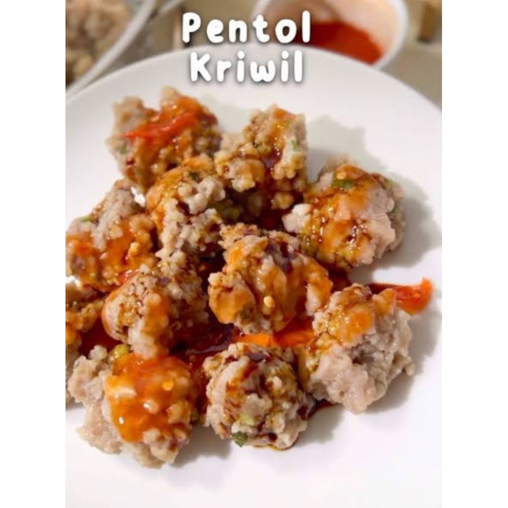 

BAKSO KRIWIL PEDAS ISI 10PCS/FREE SAMBAL/FROZEN FOOD