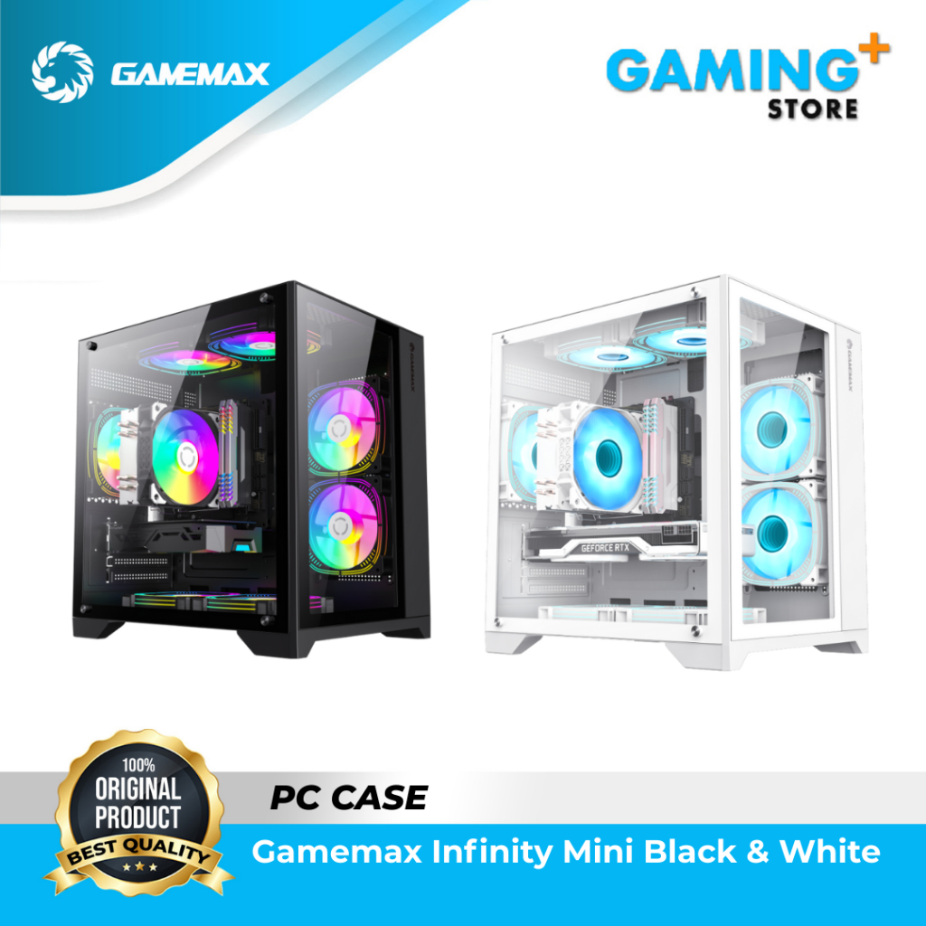 Gamemax Casing Infinity Mini ITX PC Case