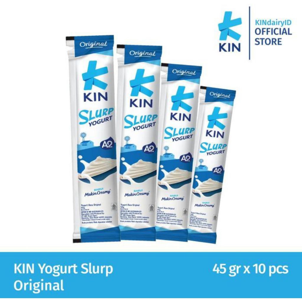 

KIN Yogurt Slurp Original 45gr Sehat dan bergizi