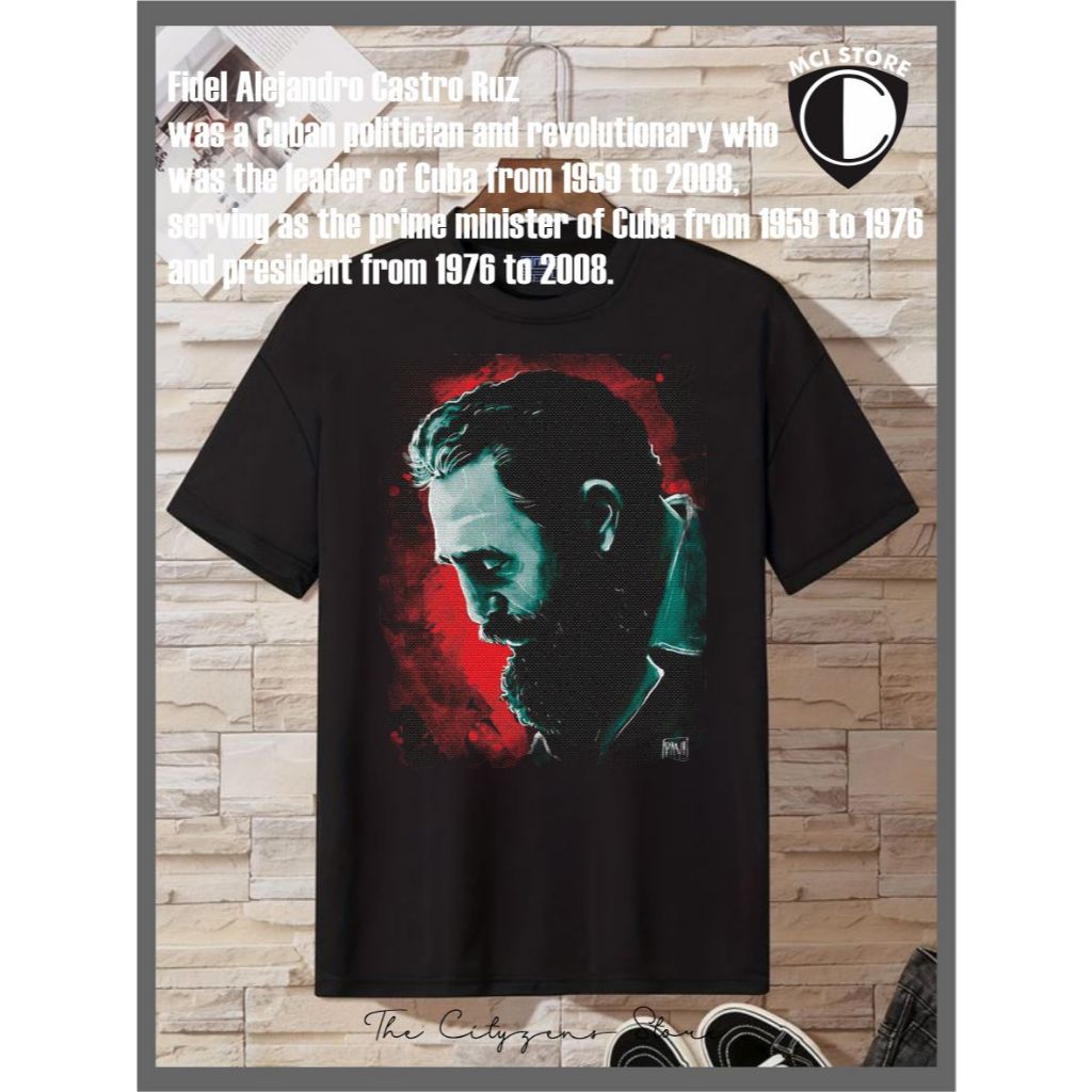 Kaos Fidel Castro Eps. 1 Pria/Wanita