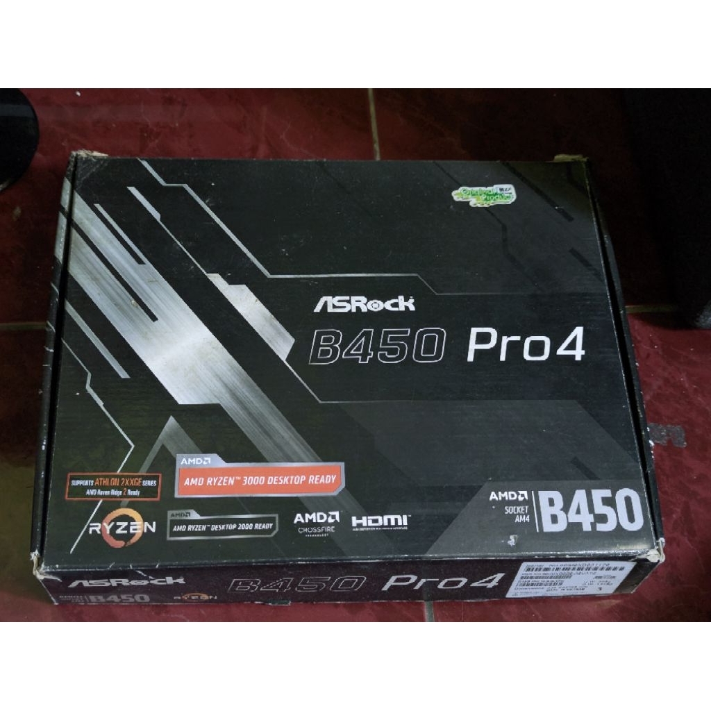 Asrock B450 Pro4 Ryzen 5 3600XT Crucial DDR4 16GB Paket PC Rakitan