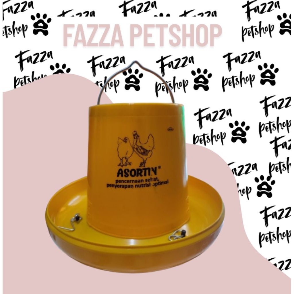 Tempat Pakan Ayam 3 kg Medion Bahan Tebal