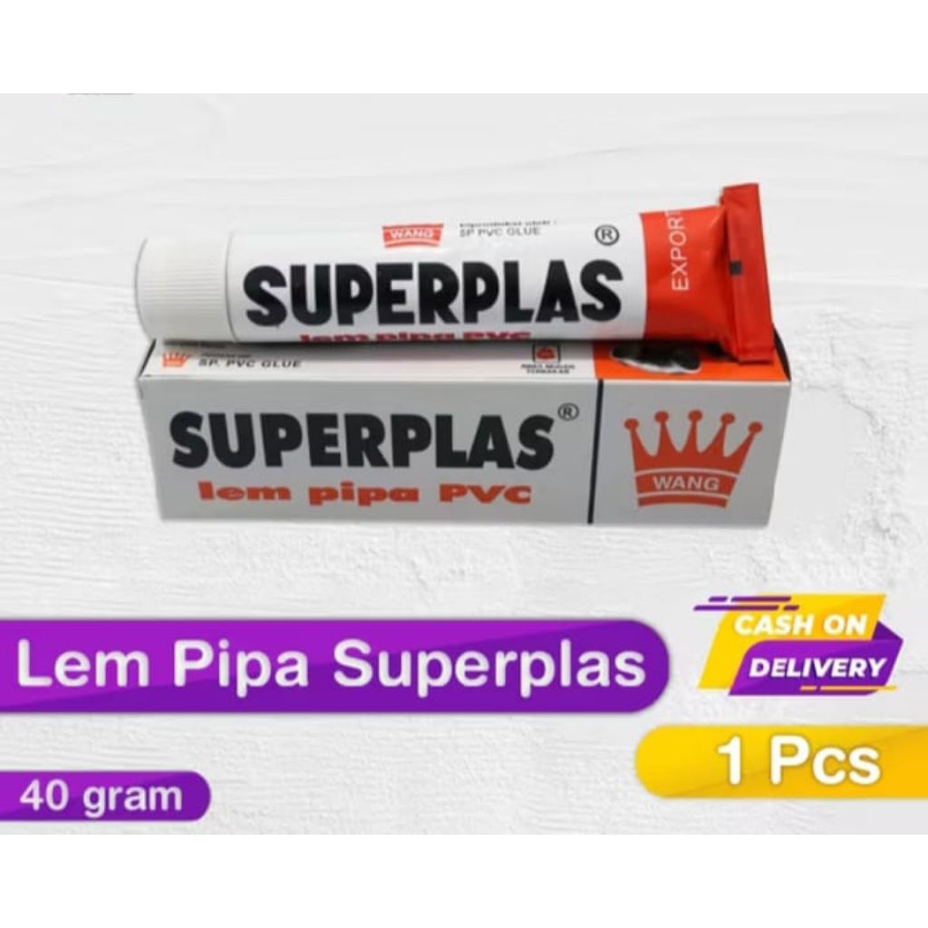 Lem Pipa PVC Superplas / Lem Paralon PVC