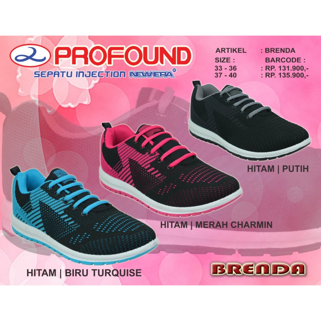 SEPATU NEW ERA BRENDA SEPATU OLAHRAGA, NONA