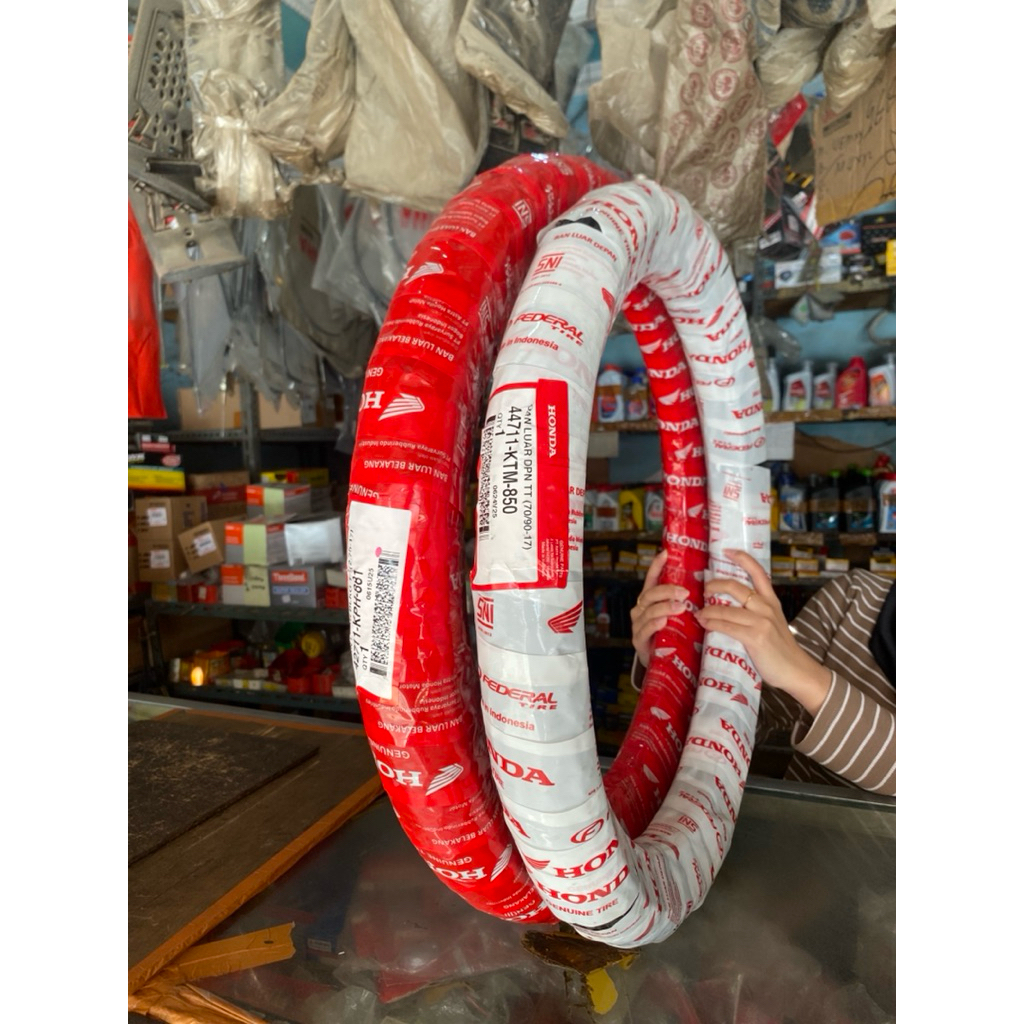 Ban Luar Motor ukuran 250 & 275 ring 17 merek federal AHM original