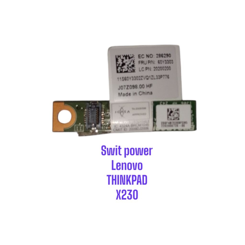 Swit power Laptop Lenovo Thinkpad X230
