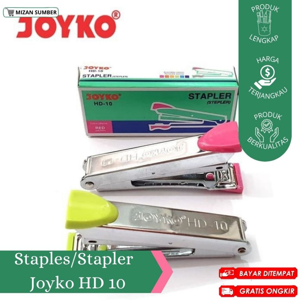 

STAPLER JOYKO / STAPLES JOYKO / STAPLER JOYKO HD 10 / STAPLER JOYKO HD 50 / OFFICE STATIONERY / ATK / CIREBON / COD / FREE ONGKIR