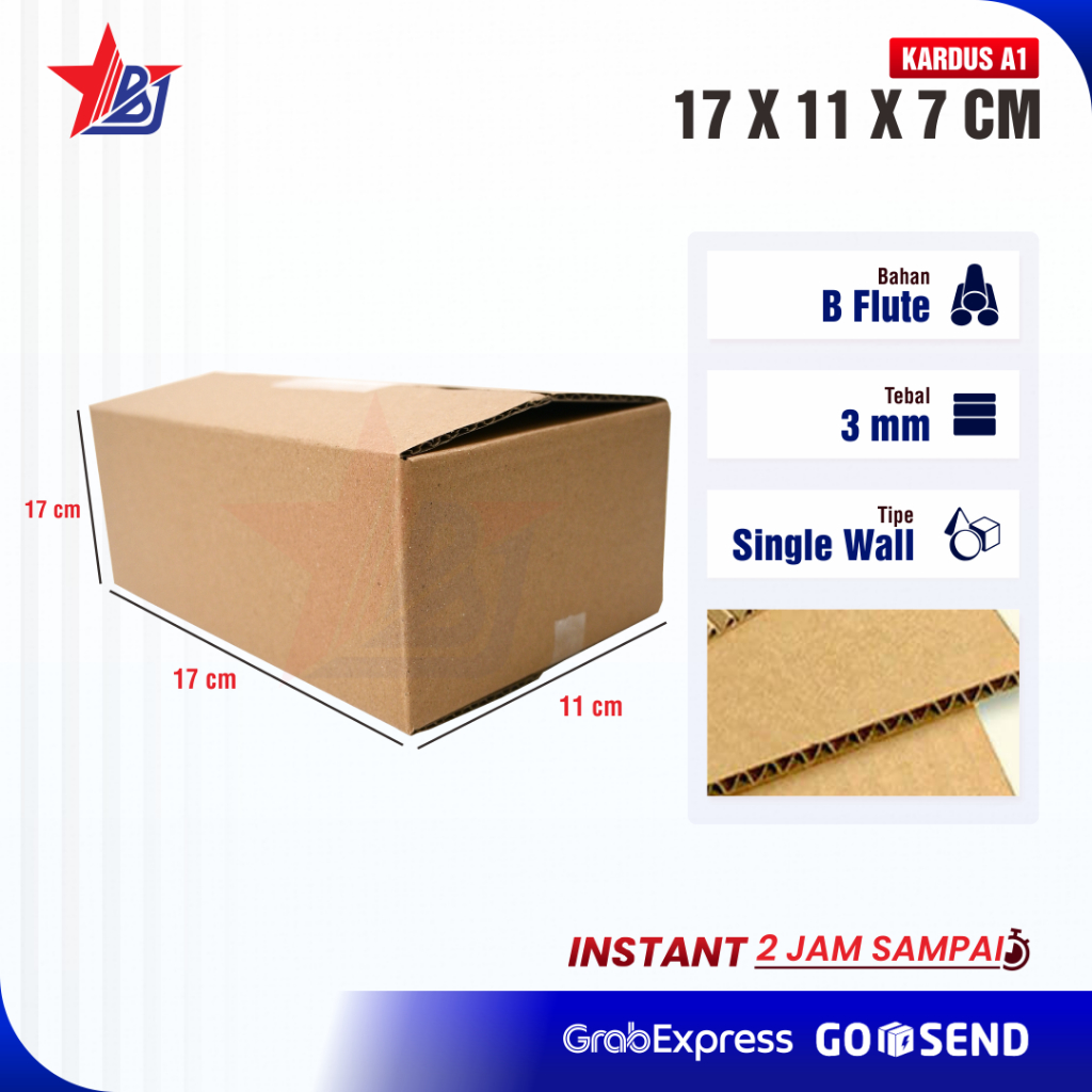

(Uk. 17 x 11 x 7 cm) | Kardus Packing | Box Packing | Dus Packing