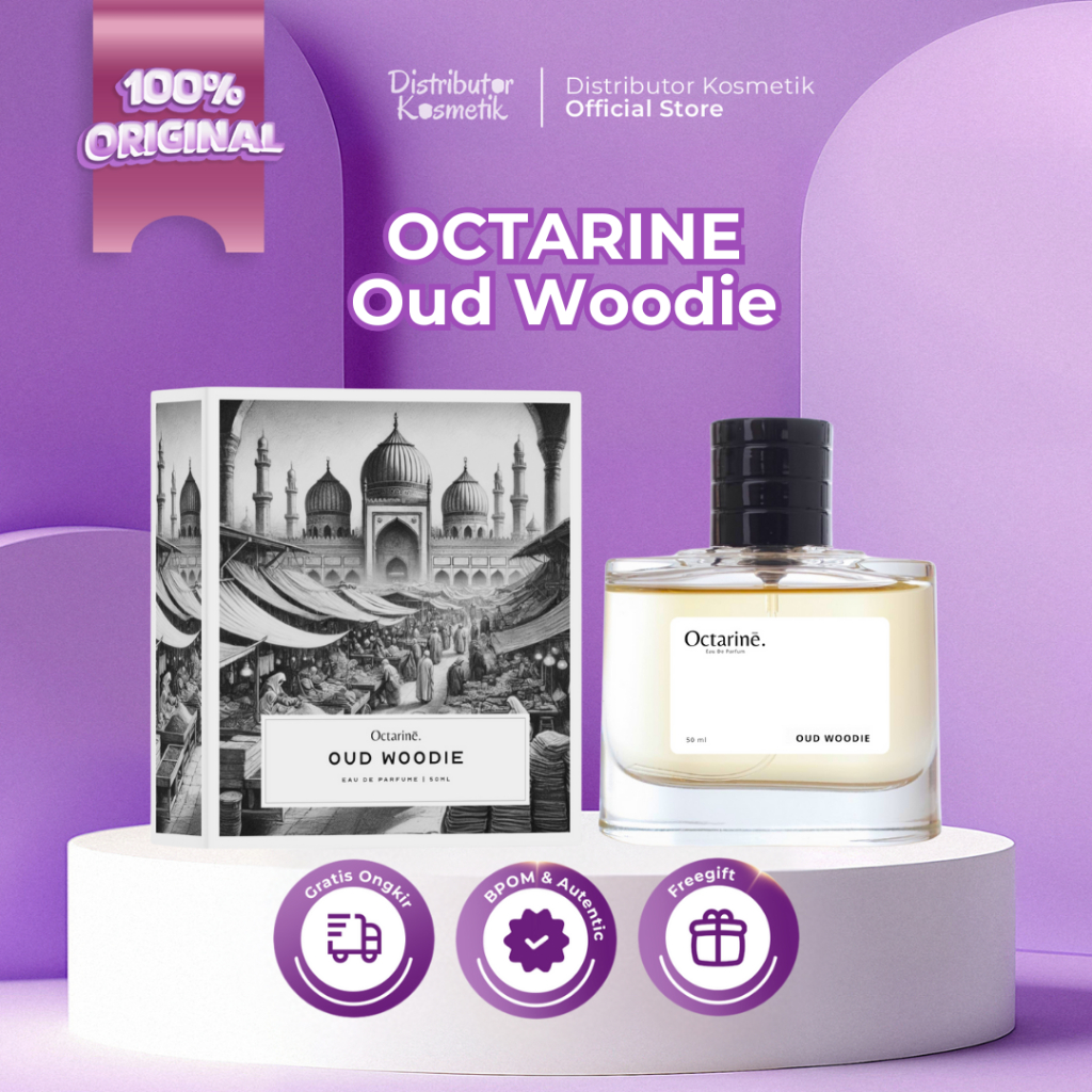 [ AGEN RESMI ] Parfum Pria Tahan Lama Aroma Maskulin Elegant by Octarine - Inspired by Oud Woodie | 