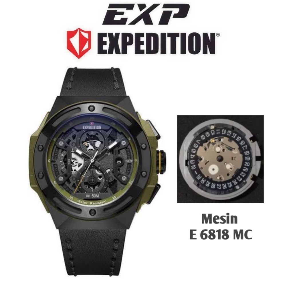 Mesin Original untuk Jam Tangan Expedition Type E 6818 M
