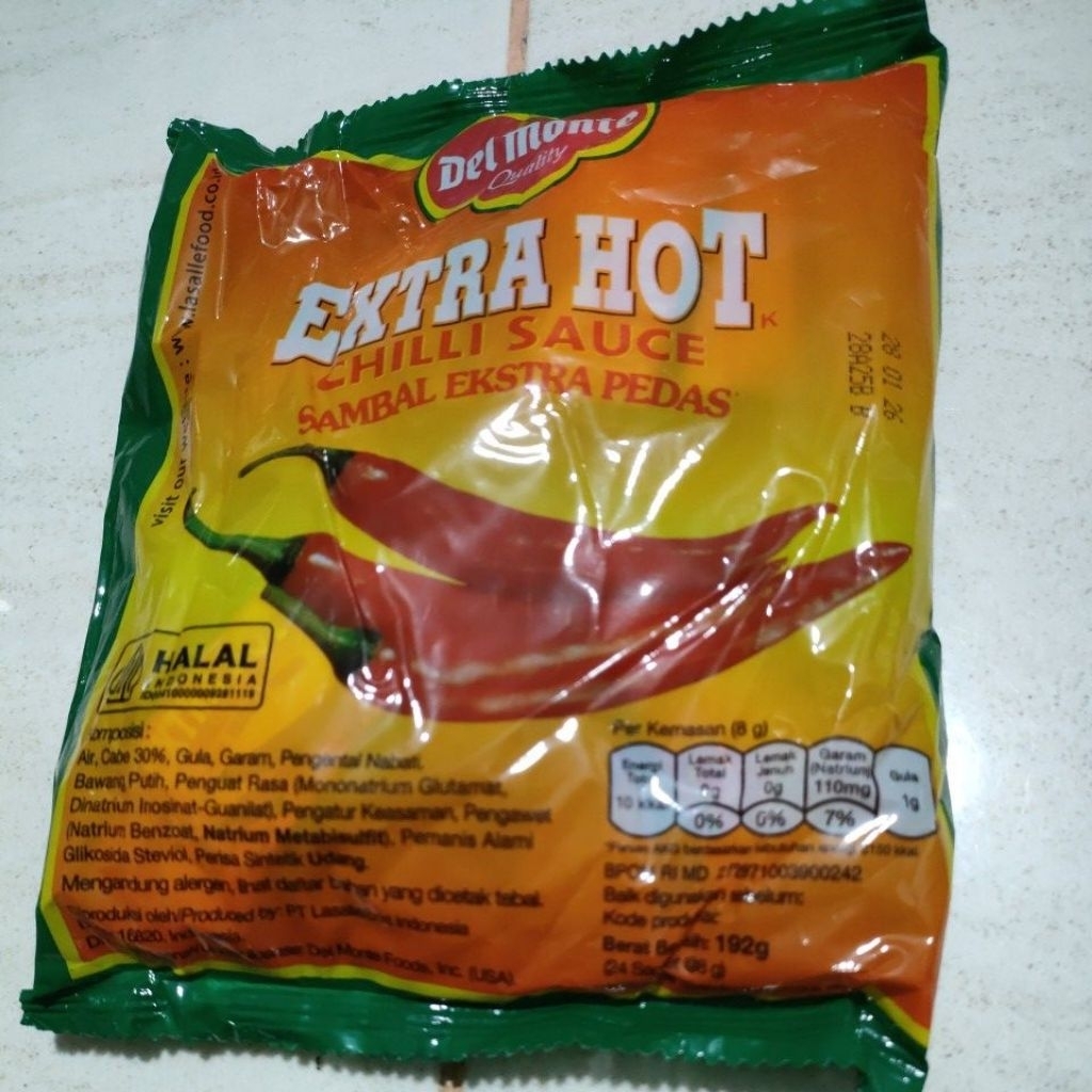 

saos delmonte 192g isi 24sachet