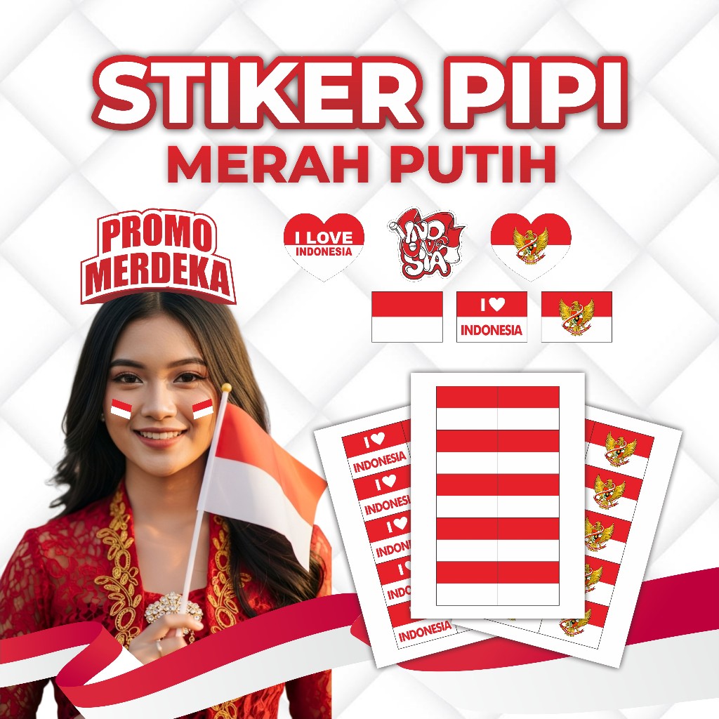 

STIKER PIPI BENDERA MERAH PUTIH