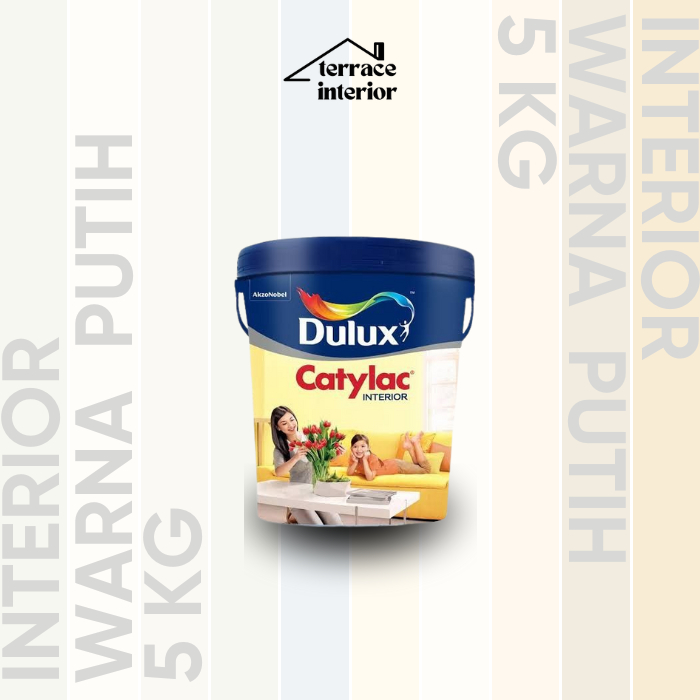 Cat Tembok Dulux Catylac Interior Warna Putih 5KG