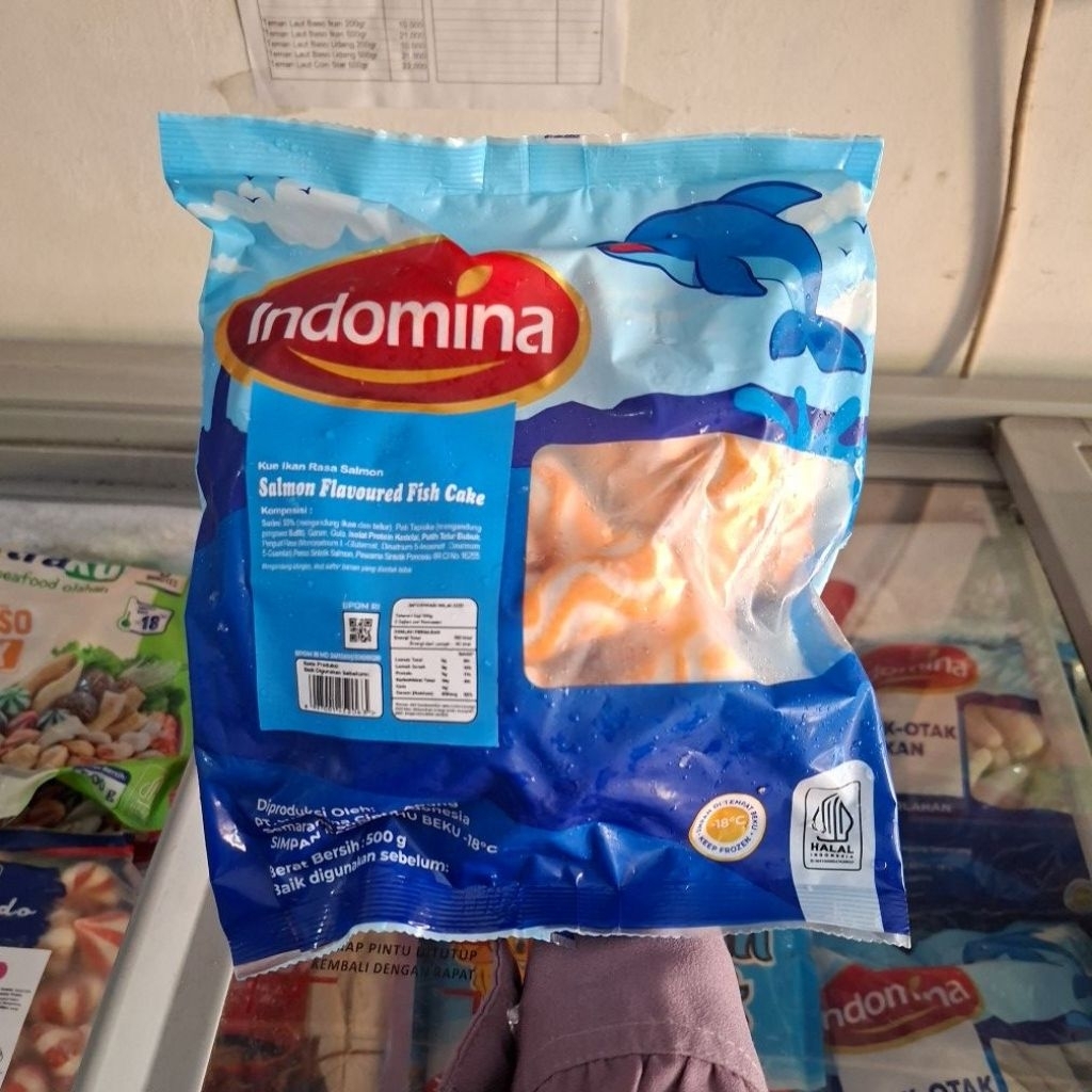 

Indomina Salmon Fish Cake 500gr