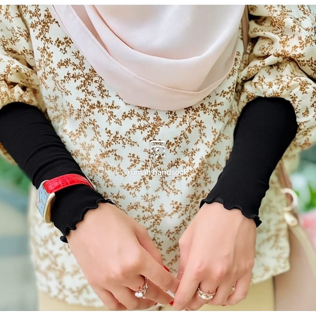 WAJIB PUNYA Handsock Curly 1 Layer senada / manset tangan / Handsock curly premium 2025