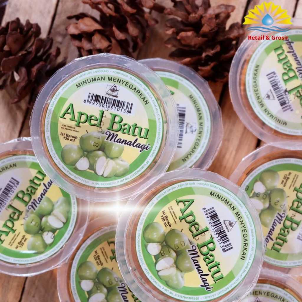 Sari Apel Batu Manalagi Cup 120 ml isi 40