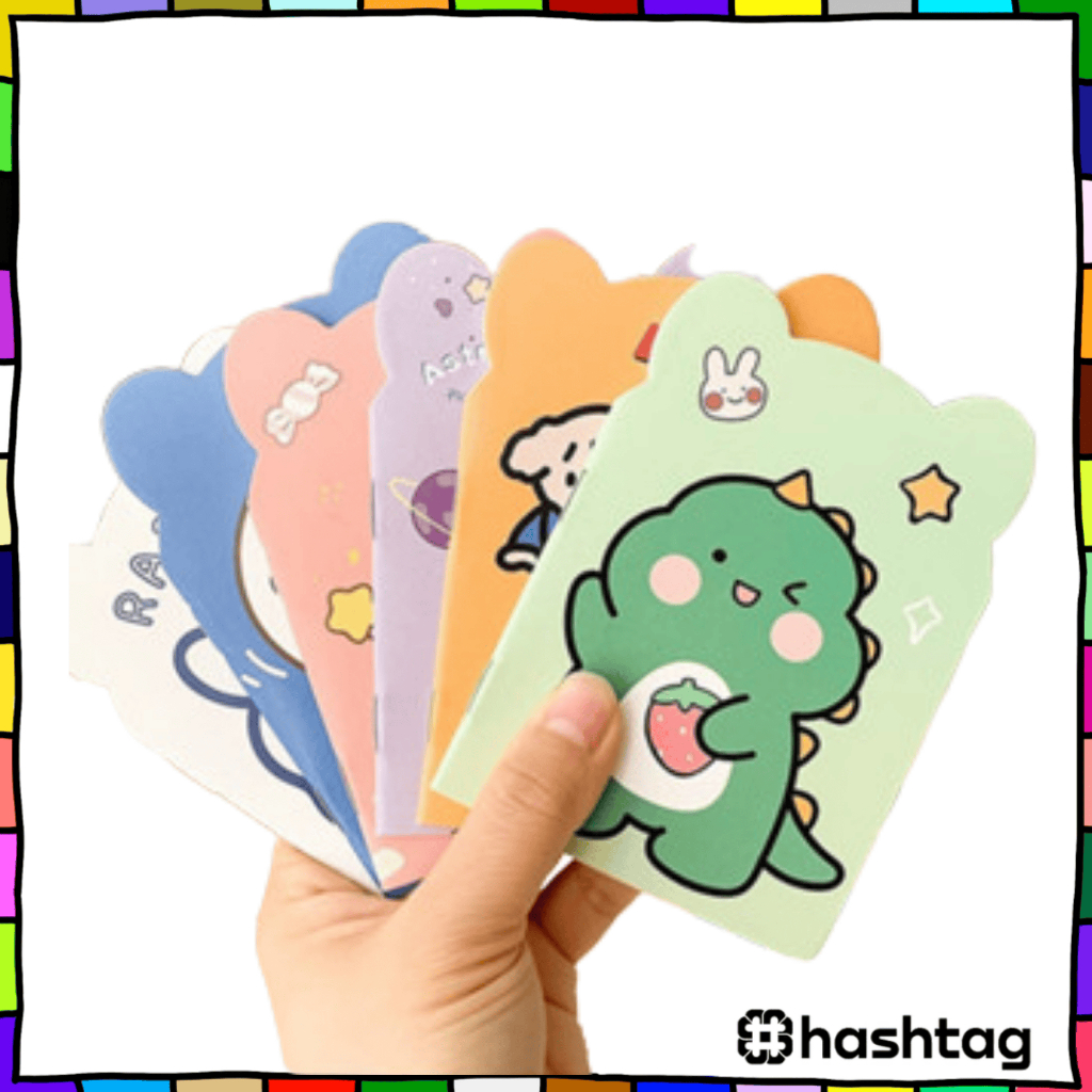 

#️⃣ HL0616 Buku Tulis Mini Lucu Bentuk Telinga / Buku Tulis Mini Notebook / Buku Tulis Memo Kecil Karton / Buku Catatan Cartoon Mini Book Lucu Anak Sekolah Import Y1749