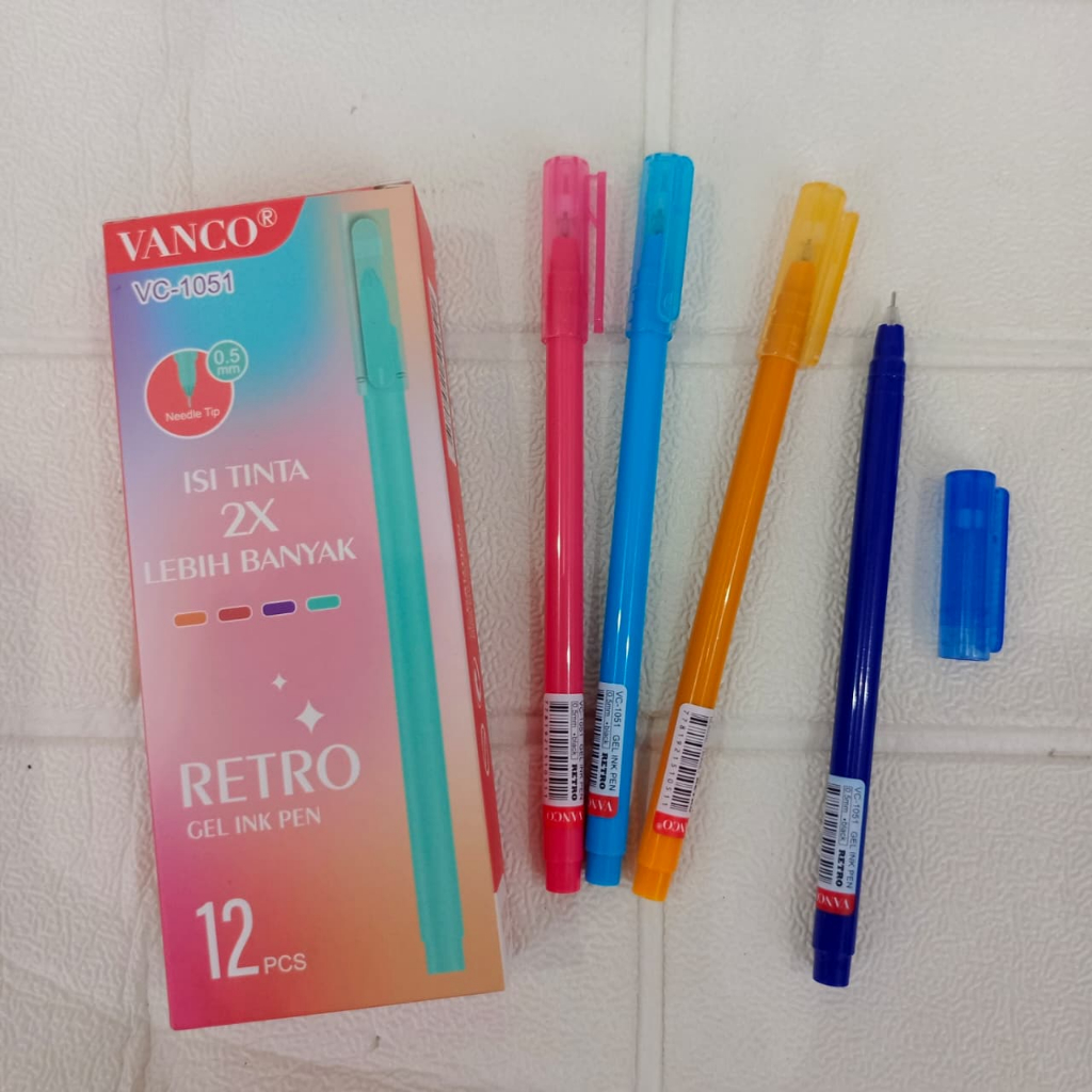 

(1PACK=12PCS) BOLPEN / PULPEN / PEN / Gel Vanco VC-1051