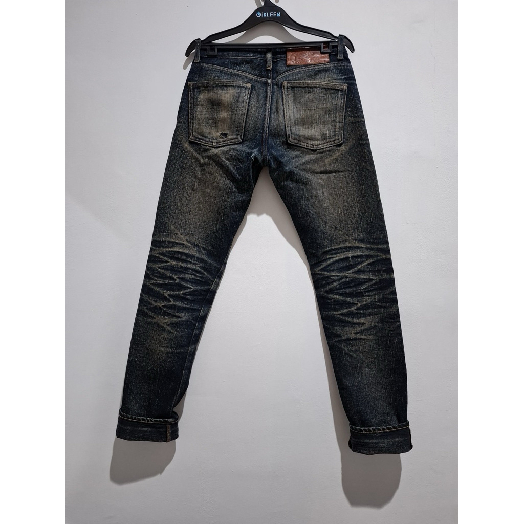 Naked and Famous Original Denim Selvedge Fade Fading