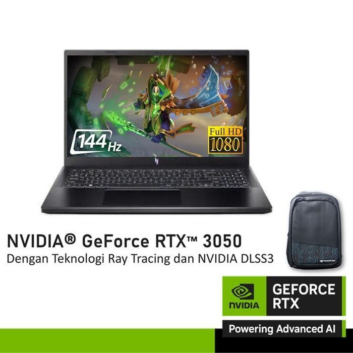 Acer Nitro V 15 GeForce RTX 3050 - Ryzen 5 6600H 16GB 512GB 165Hz - RAM 16GB, Tanpa Antigores