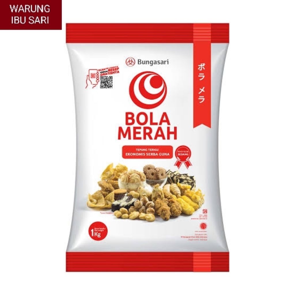 

TERIGU BOLA MERAH 1KG [PROMO MURAH]