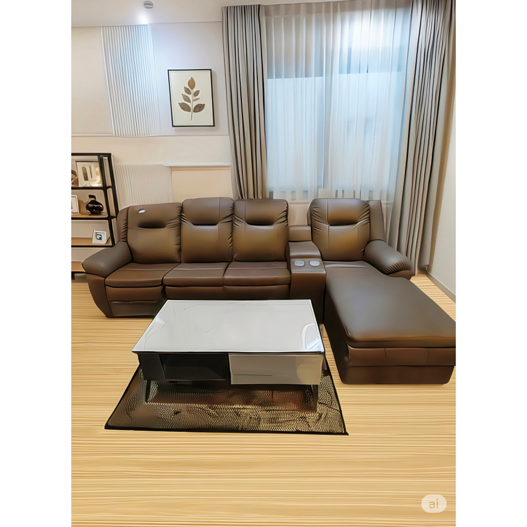 SOF SUDUT - SOFA EMPUK - SOFA L RC 8599 - GRATIS ONGKIR WILAYAH BANDAR LAMPUNG